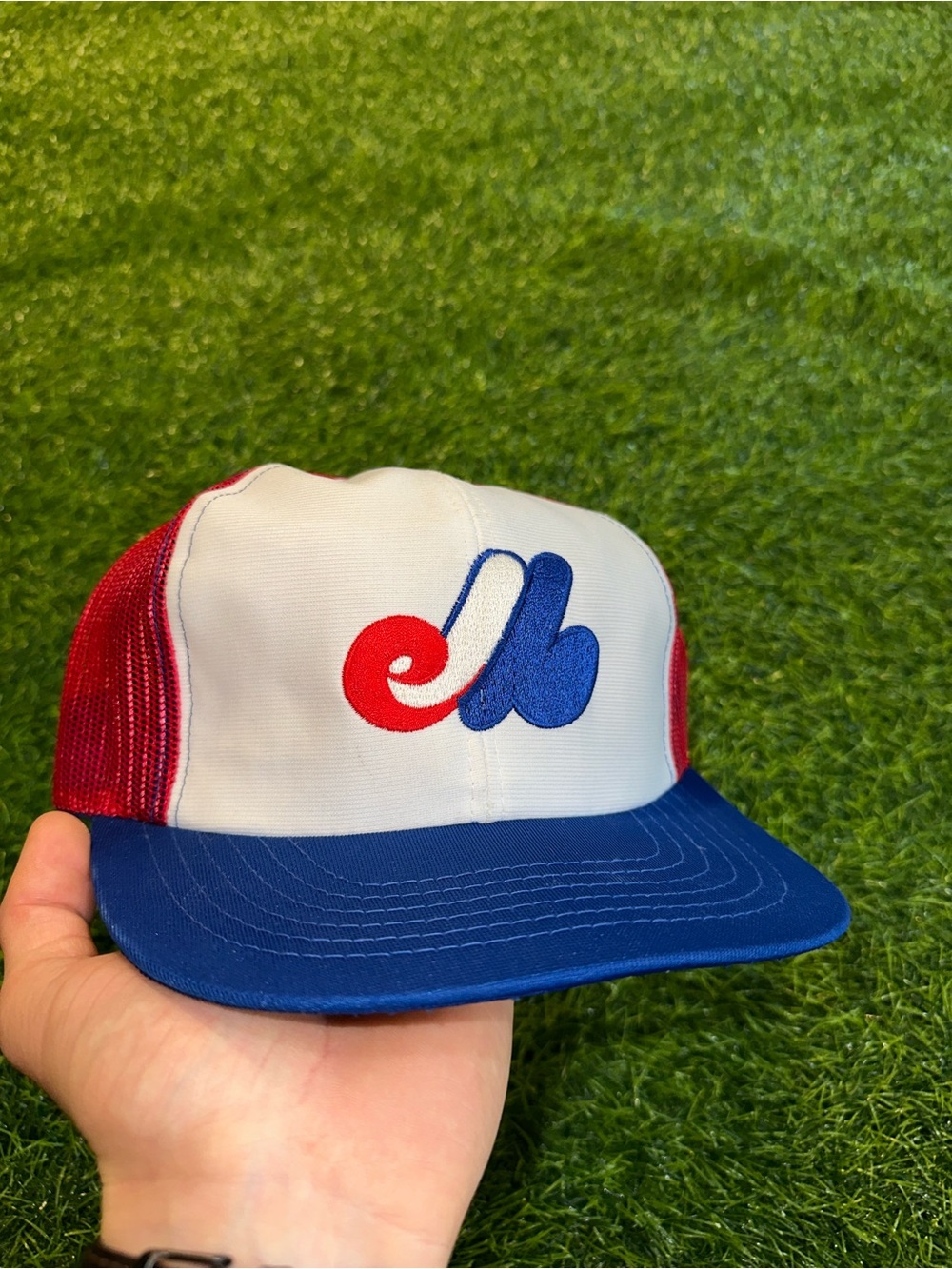 Vintage MLB Montreal Expos adjustable baseball SnapBack hat